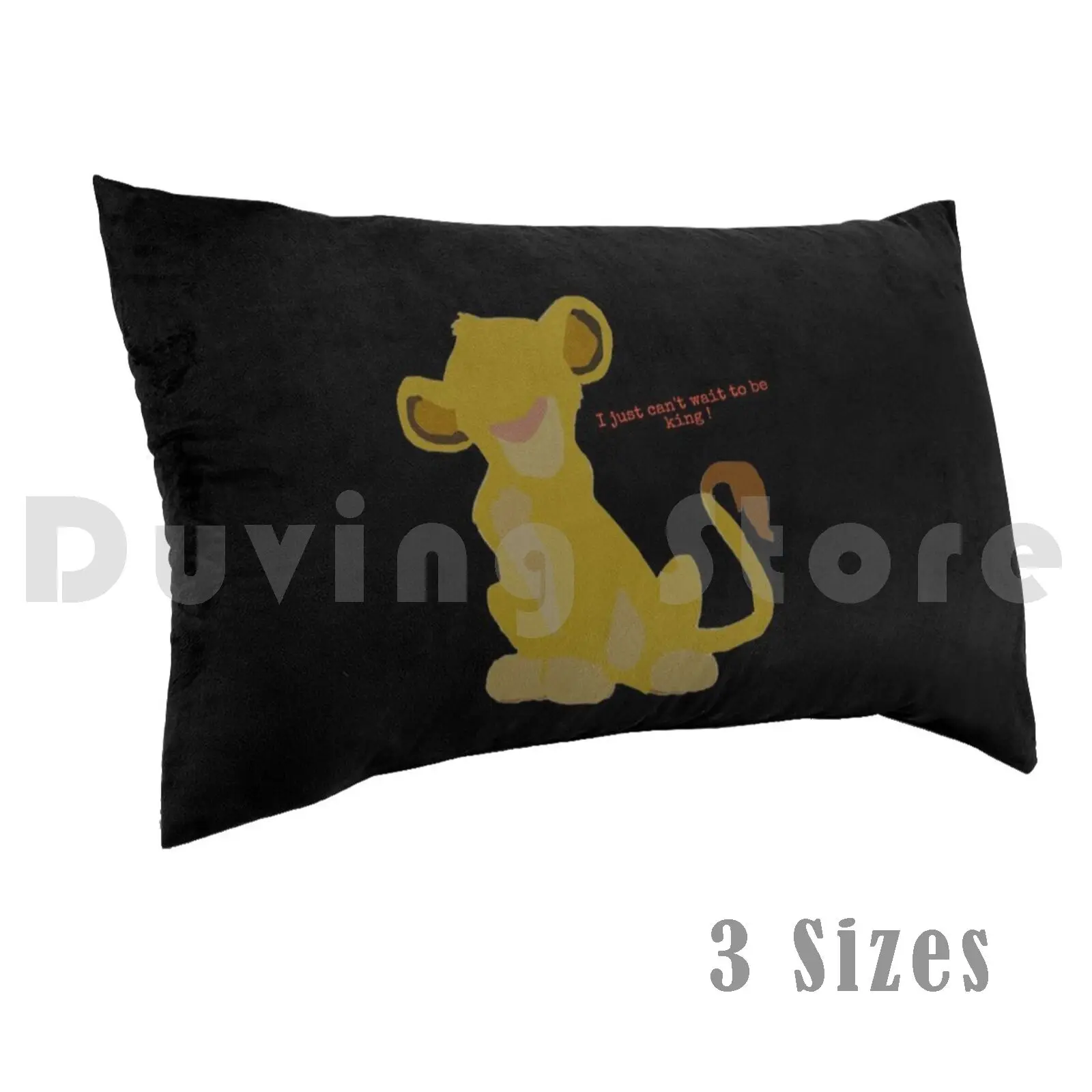 I Just Can’t Wait To Be King Pillow Case DIY 50*70 Simba Lion King Broadway