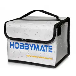 HOBBYMATE Lipo Battery Storage borsa di protezione sicura ignifuga 20*15*15cm per la ricarica e la custodia della batteria