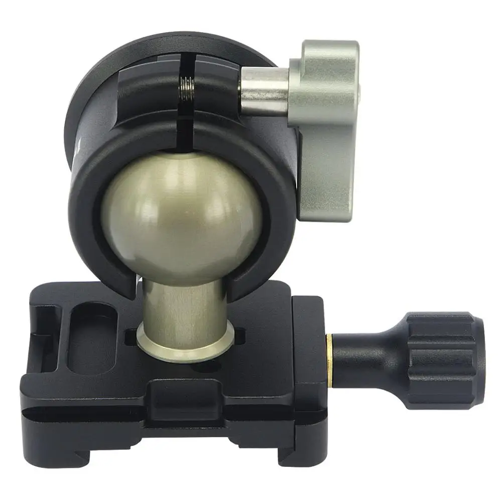 Низкопрофильный мини-штатив Haoge 360 с шаровой головкой и пластиной для DSLR-камеры подходит для Arca RRS