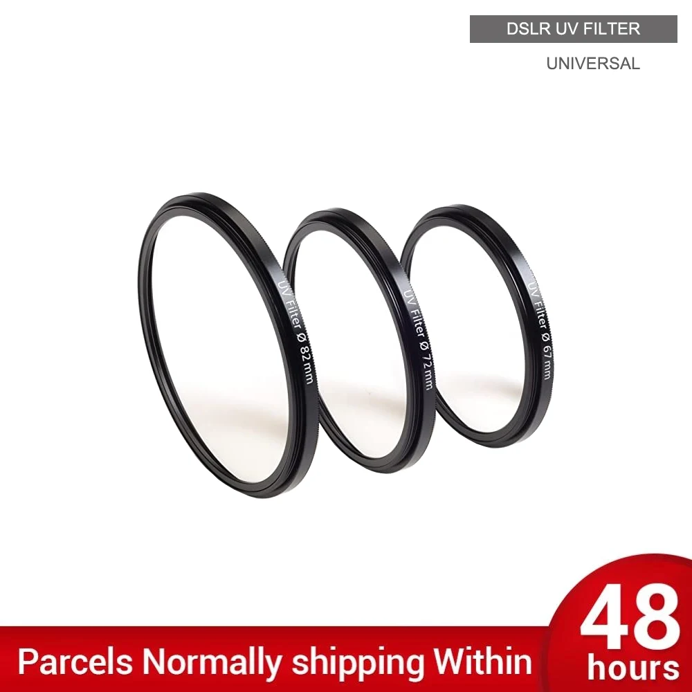 Protector de lente de filtro Digital UV para cámara Canon, Nikon, Sony, DSLR, SLR, 43, 46, 49, 52, 55, 58, 62, 67, 72, 77, 82mm