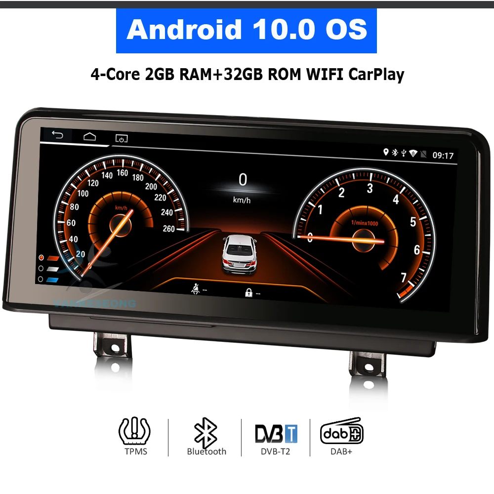 

10.25" Android 10 4G GPS Sat Navi Car Radio Multimedia Player DAB+ Autoradio for BMW BMW 3 series F30 F31 F34 M3 F80 NBT