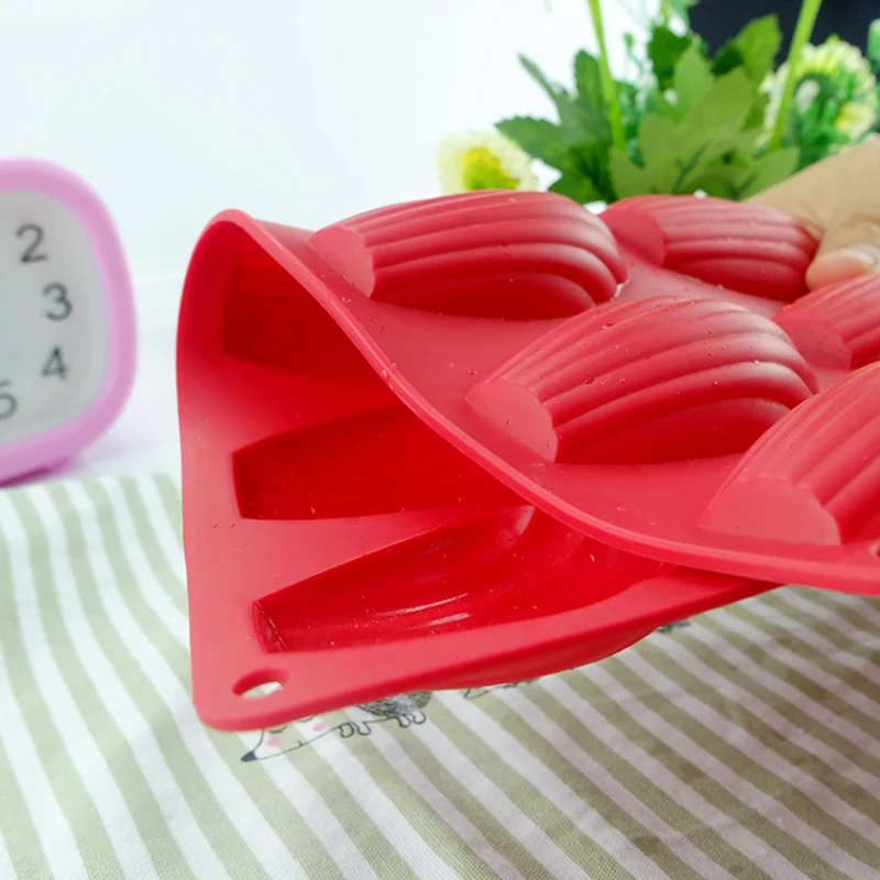 1pc 9/18/20 Mini Even Food Grade Madeleine Silicone Cake Mould Cookie Mold Magic DIY Shell Baking Pan Mould Kitchen Accessories