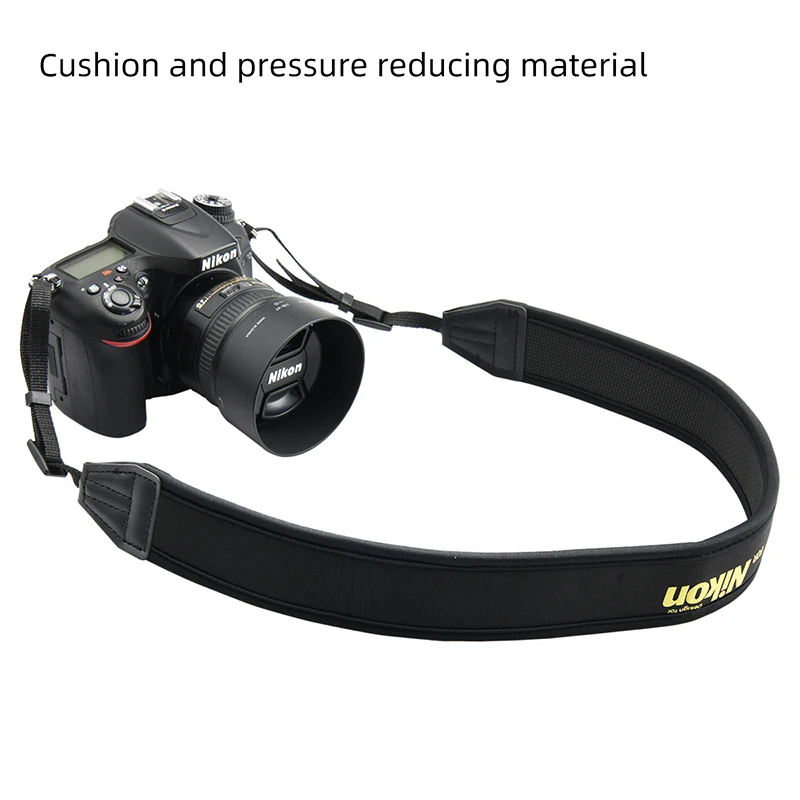 T&YFOTOP Elastic Neoprene Camera Neck Strap for Canon Nikon Sony Pentax Fujifilm Olympus Panasonic SLR DSLR Mirrorless Cameras