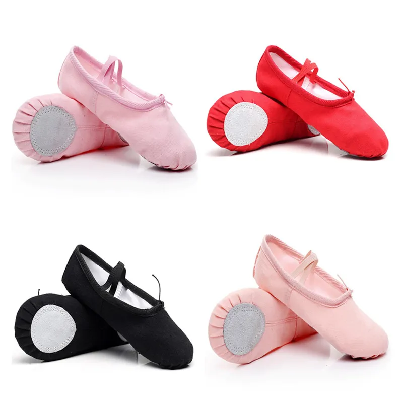 

Toddler Girls Shoe Kids Ballet Shoes Canvas Ballet Dance Slippers Split Sole Girls Childern Ballerina Practice Shoes For Dancing