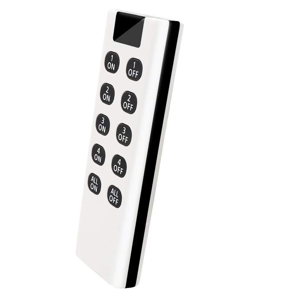 433 Mhz Universal Wireless Remote Control 1527 Learning Code Transmitter Gate Garage Door 10 Buttons Light Controller