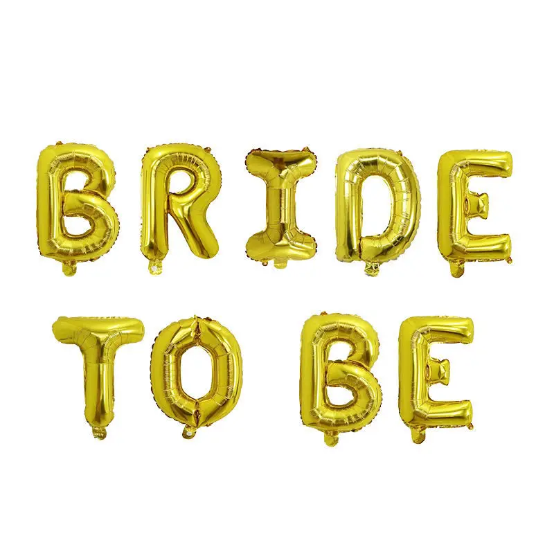 Rose Gold Bride To Be Letter Foil Balloon Wedding Bridal Shower Engagement Hen Party Decorations Bachelorette Party Supplies
