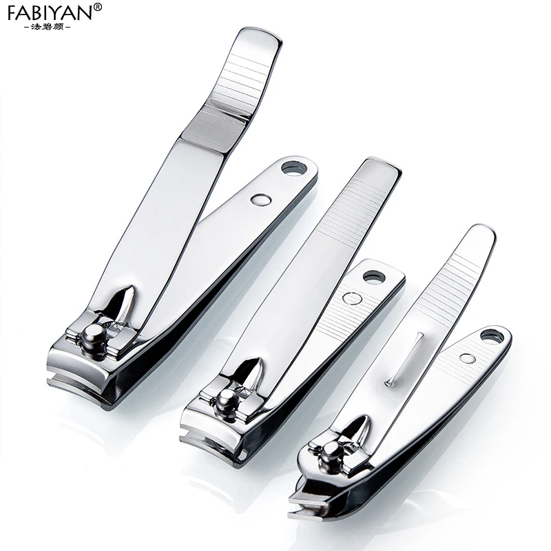 Stainless Steel Nail Art Clipper Cutter Professional Manicure Trimmer Finger Toe Nipper Knife Silver Pedicure Fingernail Tools
