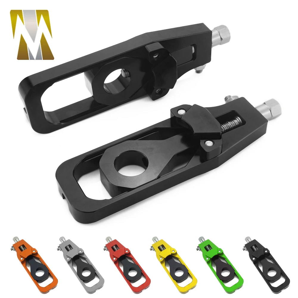 

For Kawasaki Z900 Z 900 2017 Motorcycle Accessories CNC Aluminum Chain Adjuster With Spool Tensioners Catena