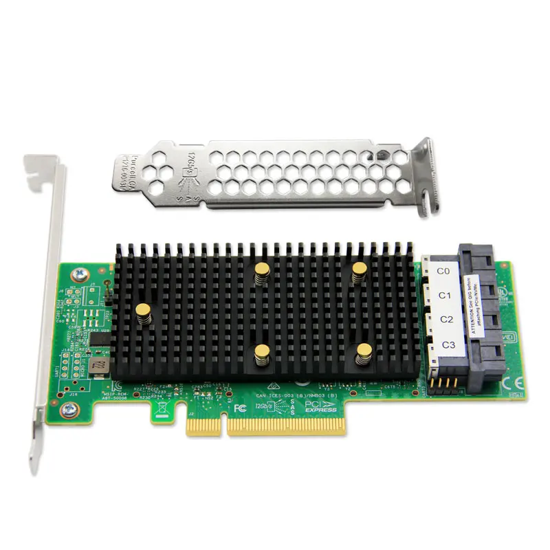 Imagem -04 - Broadcom-tri-mode Host Bus Adapter Hba 940016i Sas3416 055000800 Sff8643 12 gb s Sas Sata Nvme Novo com Garantia de Anos