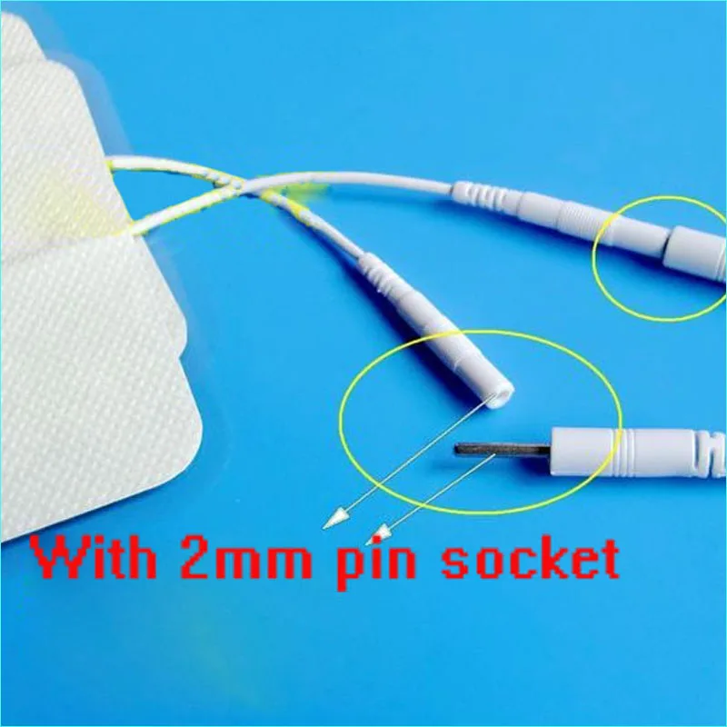 10 Pieces/5 Pairs Good Quality EMS Electrode Pads for Tens Acupuncture Slimming massager Digital Therapy Machine Massager