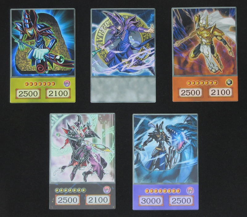 20pcs/Set DarkMagician Series Anime Style Cards Ritual Effect Fusion Archetypes Red-Eyes Dark Dragoon Yugioh Orica Collection