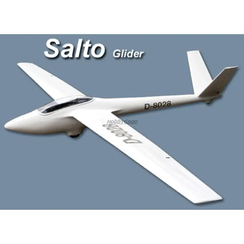 RC Airplane Salto Slope Glider 2680mm without E-parts Fiberglass Fuselage Wooden Wings Model Sailplane