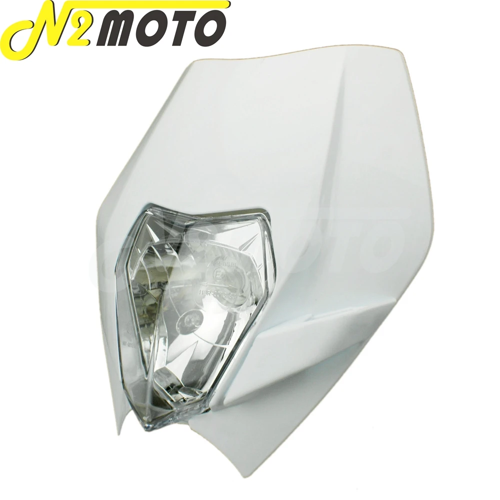 Motocross Headlight Fairing Enduro Headlight Dual Sport Front Lamp Light Mask For KTM SX XC EXC XCW 65 85 125 350 400 530 250