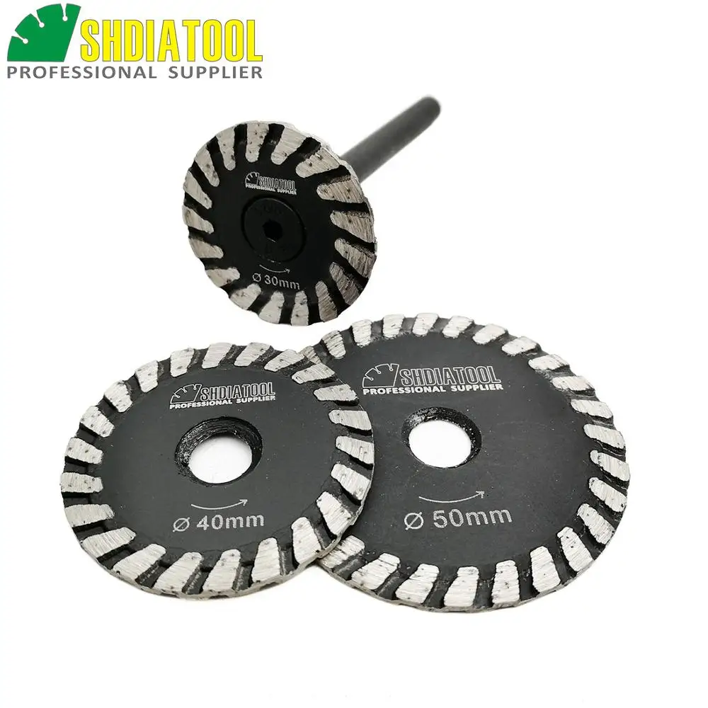 SHDIATOOL Mini 1Pc Cắt Kim Cương Đĩa Cắt Có Thể Tháo Rời 6Mm Vít Lưỡi Cưa Mini Kim Cương Thám Hiểm Hang Động Lưỡi Dao