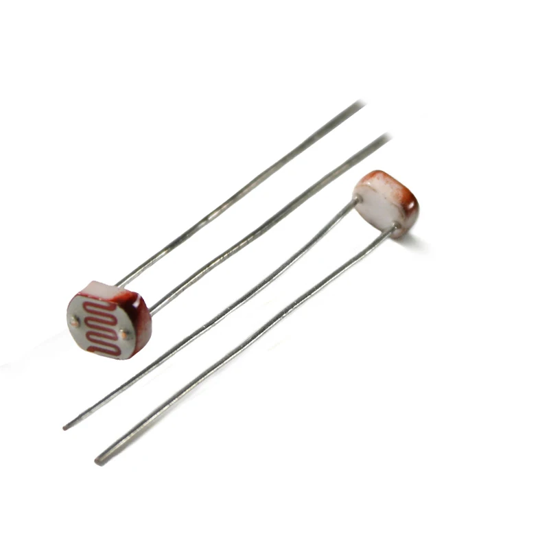 50pcs 5516 Light Dependent Resistor LDR 5MM Photoresistor photosensitive resistance 5528 5539 5549 for Arduino