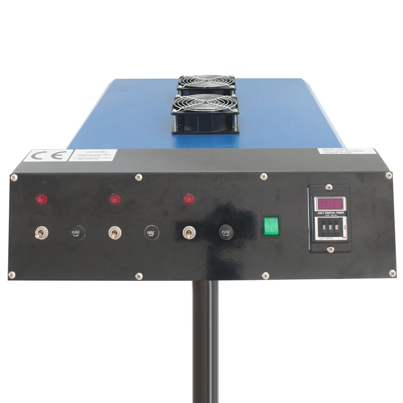 ND606 Clothing Screen Printing Dryer Automatic Infrared Flash Dryer Mobile Oven Dryer Drying Area 500*600mm 220V