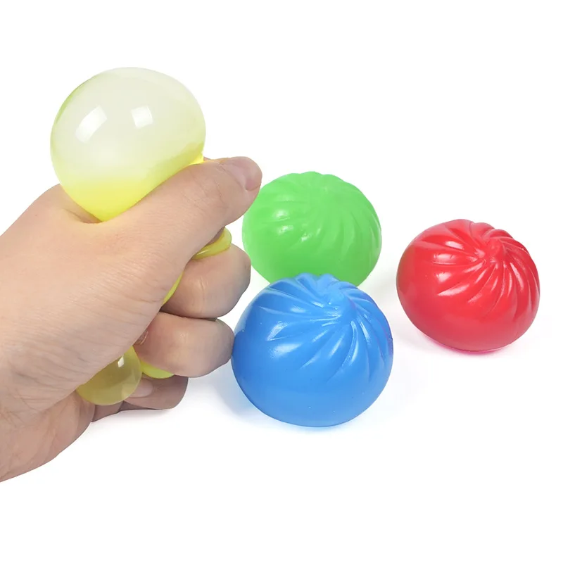 

Kid Soft Water Ball Colorful Steamed Stuffed Bun Chinese Food Children Fidget Toys Pressure Release Antistress Decompression Toy