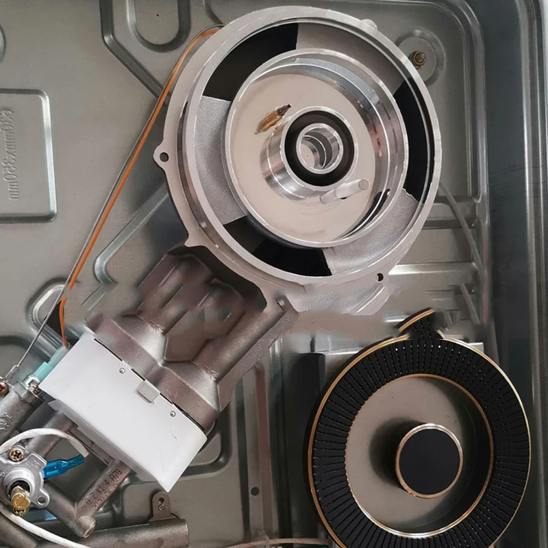 Tiết Kiệm Điện Thép Không Gỉ 5.2KW Quan Vịt Hoành Hành Lửa Bếp Đôi/GH906 Tự Nhiên Bếp Gas Âm Khí Hóa Lỏng Bếp