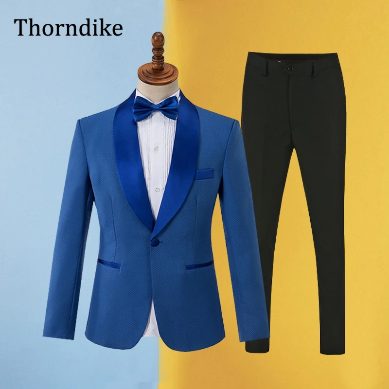 

Gwenhwyfar Blue Suit Men 2021, New Custom Made Slim Fit Office Wear Groom Tuxedos, Two Pieces Set Weding Party Terno Masculino