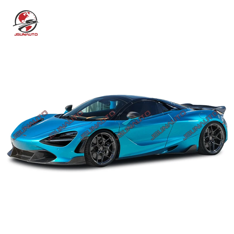 For Mclaren 720s Carbon Fiber Side Skirts Vors Style Carbon Bodykit Side Panel For 2017-2023 720s Kit Refits Accessories