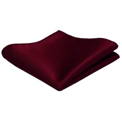 Klassische 25*25CM männer Plain Silk Taschentuch Feste Tasche Platz Mode Männer Hanky Für Hochzeit Party Brust handtuch