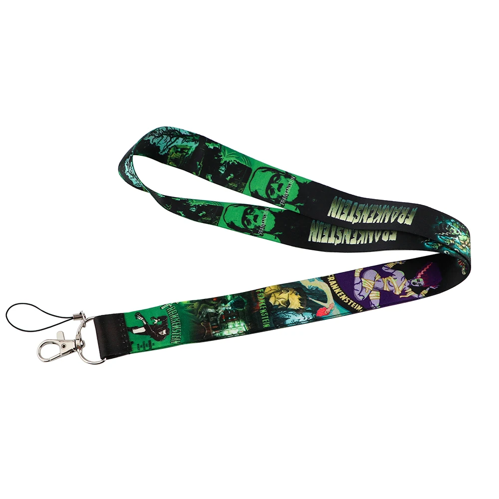 Flyingbee-cordón de identificación para teléfono móvil, accesorios para llaves, accesorios para el cuello, insignia de moda, novia fantasma, X2385