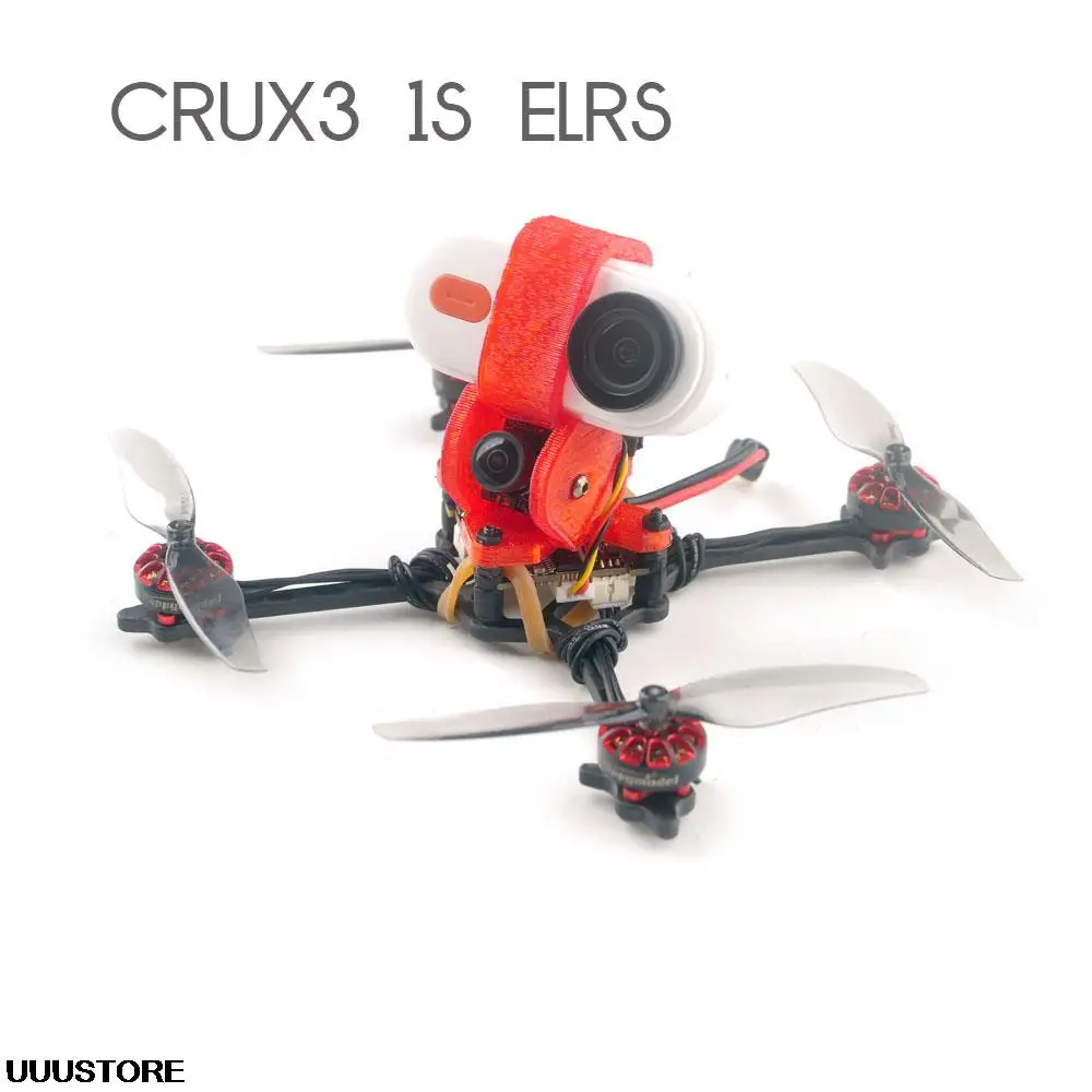 

HappyModel Crux3 1S ELRS F4 2G4 Built-in SPI ELRS 2.4G RX 200mW Caddx Ant 1200TVL EX1202.5 KV11500 1S 3inch Toothpick Drone