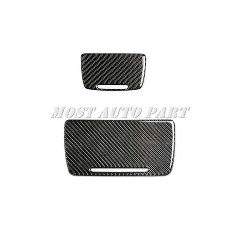 Carbon Fiber Water Cup Holder & Ashtray Cover For BMW 5 Series F10 F11 2011-2016 Car accesories interior Car decoration