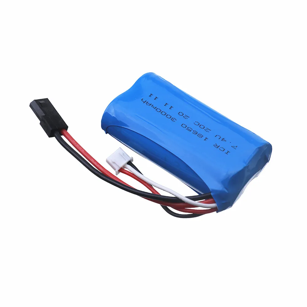 2s 7.4v 18650 3000mAh lipo Battery For MJX T40 T40C F39 F49 T39 Syma 822 RC Helicopter Drone Part for BG1518 BG1513 BG1515