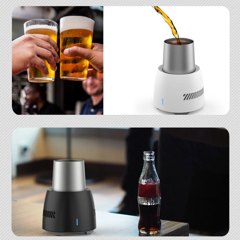 1pc Beverage Fast Cooler Cup Electric Beer Bottle Can Water Soda Drinks Cooling Mug Beverage Cooler Cooling Tools