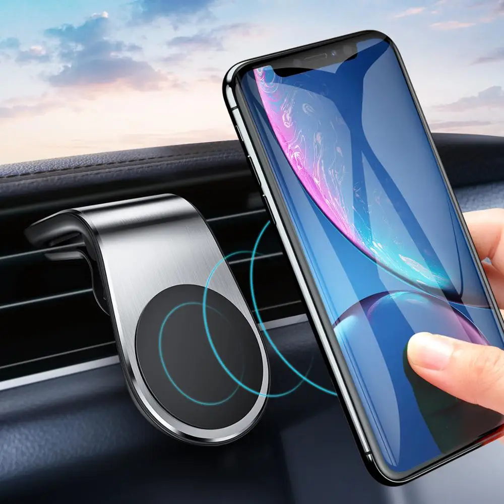 Magnetic Car Phone Holder Mount Stand Universal Air Vent Clip Mount for iPhone 11 Pro Max Huawei Xiaomi GPS Navigation