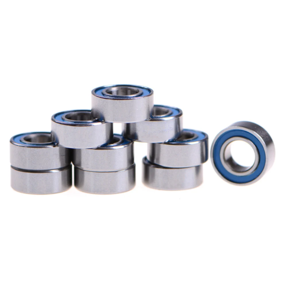 Cuscinetto a sfera sigillato gomma dei cuscinetti a sfera miniatura di alta qualità 10PCS 5x10x4mm metel MR105-2RS