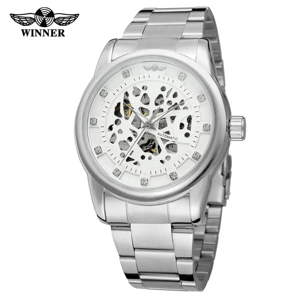 

WINNER Fashion men's and women's watches waterproof watches automatic mechanical wrist watches