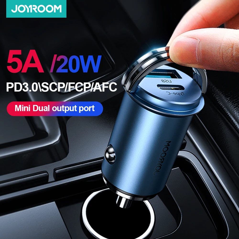 

Car Charger Mini With QC3.0 Quick Charge Type C PD Charger20W USB Fast Charger For iPhone12 Huawei Xiaomi Mobile Phone Chargers