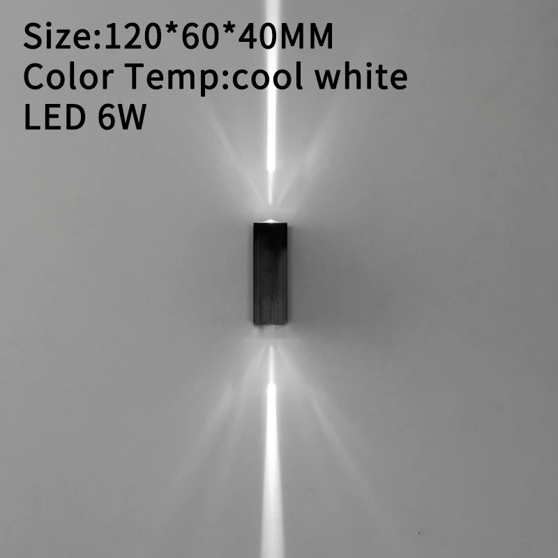 Up And Down Waterproof Led Wall Light Outdoor Wall Sconce In Corridor Garden Hotel Balcony Garage Modern Exterior Light Fixtures