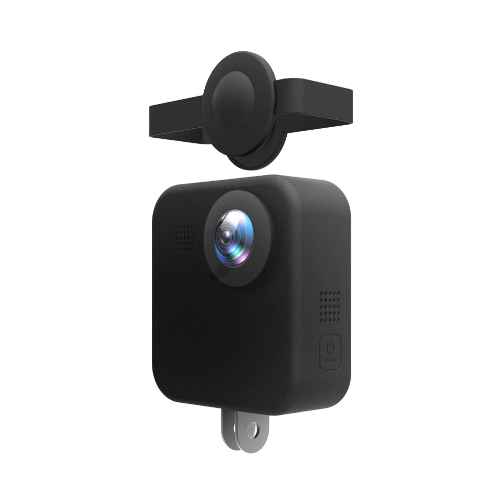 حافظة حماية من السيليكون مع غطاء للعدسات لـ GoPro MAX 360