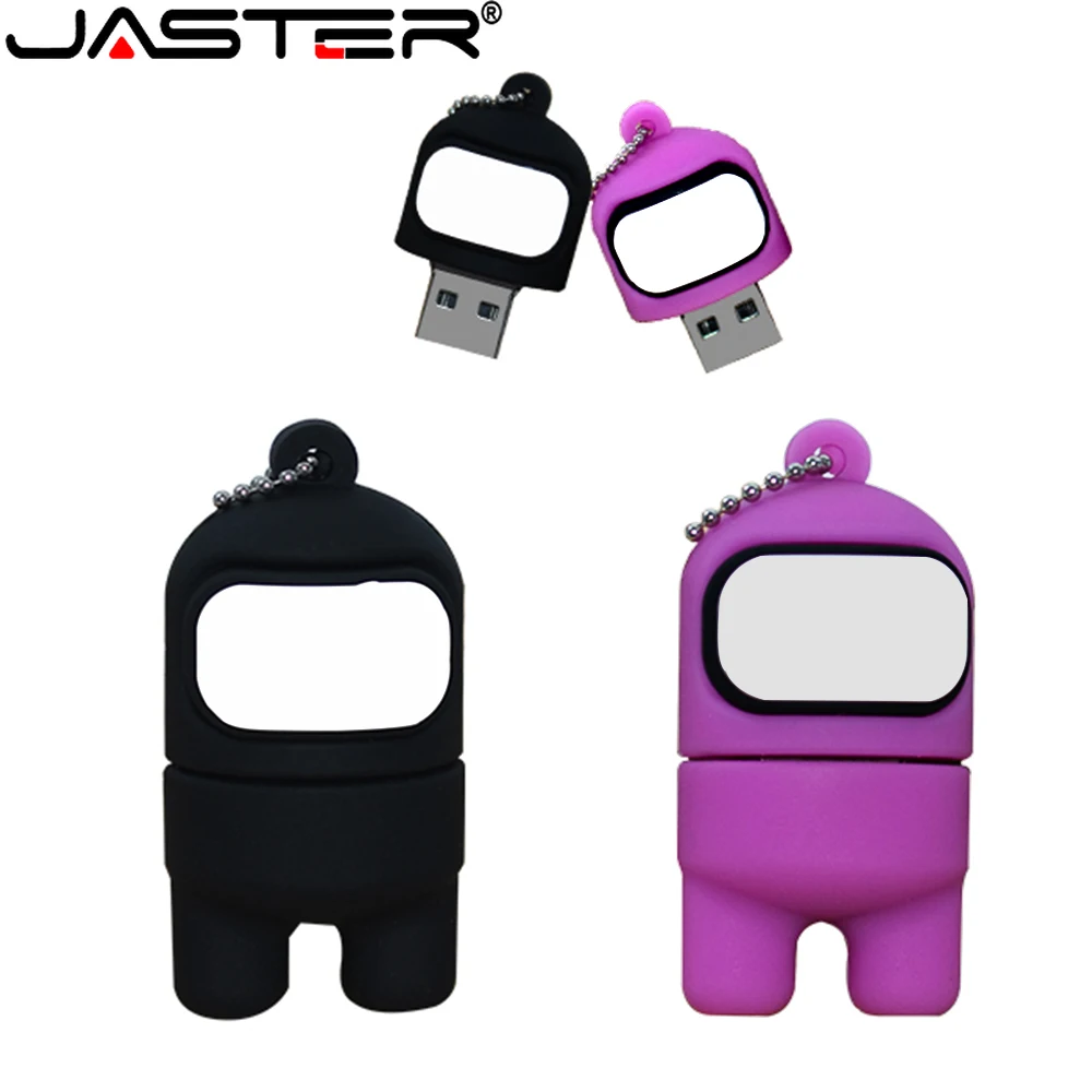 Dos desenhos animados USB Flash Drive Legal Óculos Homem Amarelo Preto Rosa Roxo 64GB GB GB 8 16 32GB 4GB de Memória USB Pendrive Adorável USB Stick