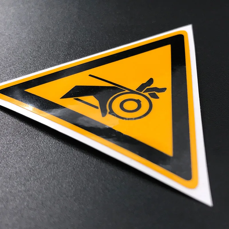 5/Pcs Warning Sticker Toxic/Laser/Magnet Sign Safety Labels Water-Proof Oil-Proof Warning Tags Wall Machine Sticker