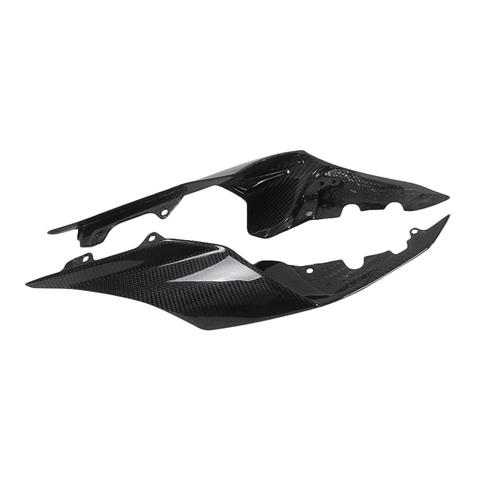 for YAMAHA YZF R1 2015 2016 2017 2018 Rear Tail Side Cowl Cover Carbon fiber Twill Gloss Motorcycle Accessories Fairing