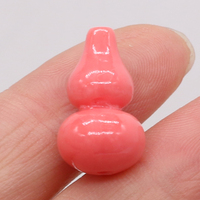 Hot Sale Natural Pink Coral Pendant Irregular Through-Hole Beads For Jewelry Making DIY Necklace Bracelet Earring Accessory
