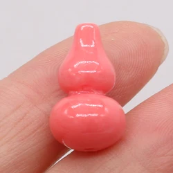 Hot Sale Natural Pink Coral Pendant Irregular Through-Hole Beads For Jewelry Making DIY Necklace Bracelet Earring Accessory