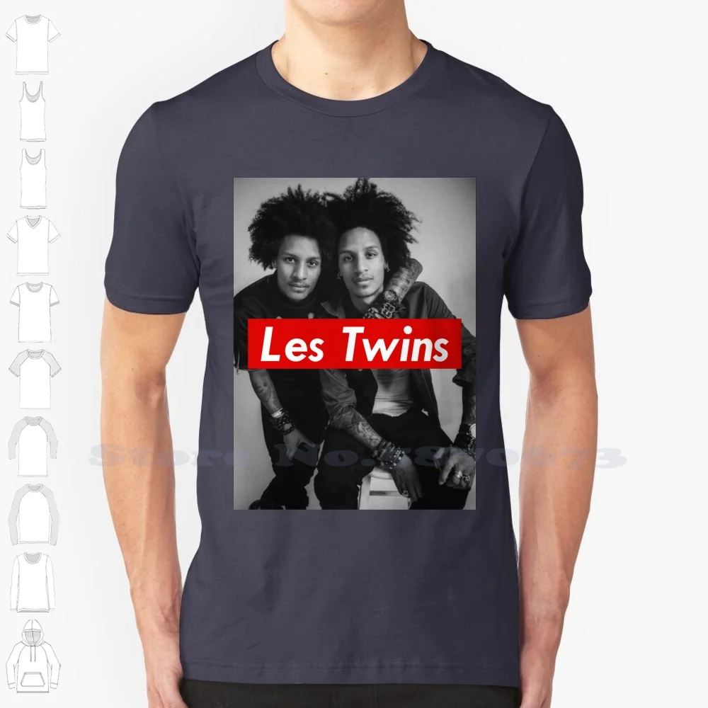 Laurent & Larry Black White Tshirt For Men Women Les Twins Les Twins Laurent And Larry Bourgeois Bourgeois Dance Dancer