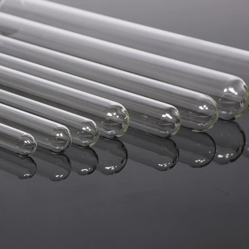 50 pieces/lot 15*150mm lab Glass Test Tube Thickened Transpatent Glass tube Laboratory Supplies