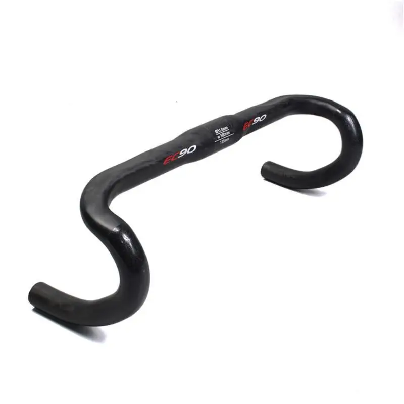 EC90 Road Bicycle Carbon Handle Bar 3K Full Carbon Fiber Bike Handlebar Bent to 380mm Cycling Drop Bar matte