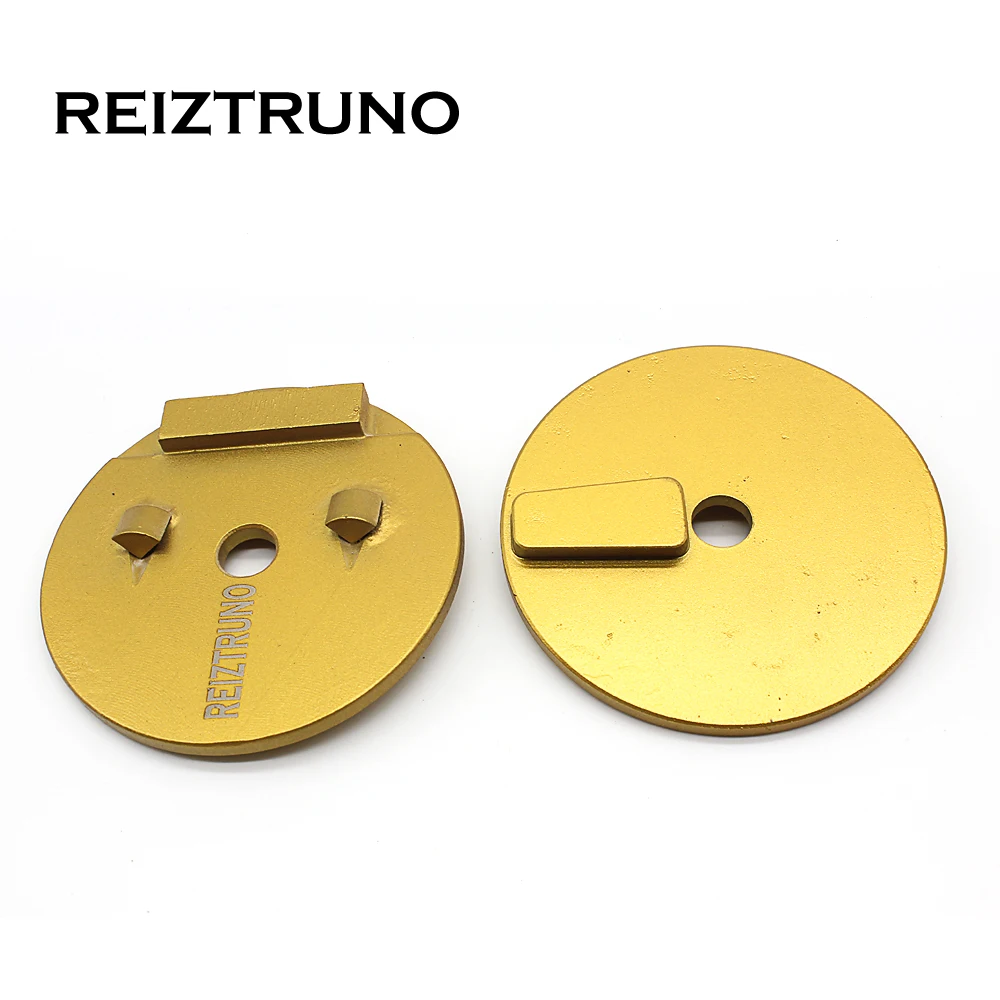 Reiztruno 2*1/4PCD Diamond Grinding Disc Grinding Sepatu untuk Lantai Beton Epoxy Coating Removal