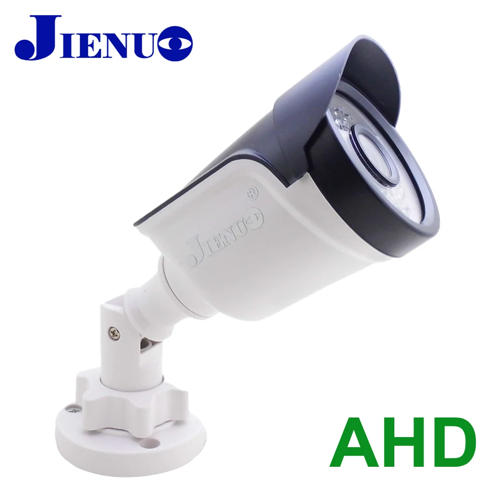 JIENUO kamera AHD nadzór bezpieczeństwa 720P 1080P 4MP 5MP analogowy noktowizor na podczerwień CCTV zewnętrzna wodoodporna kamera domowa 2mp Hd