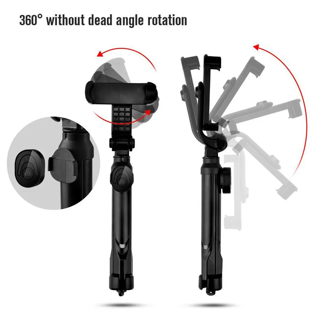 Bluetooth Selfie Stick Roreta 3 in 1 Wireless Foldable Mini Tripod Expandable Monopod with Remote Control for iPhone IOS Android