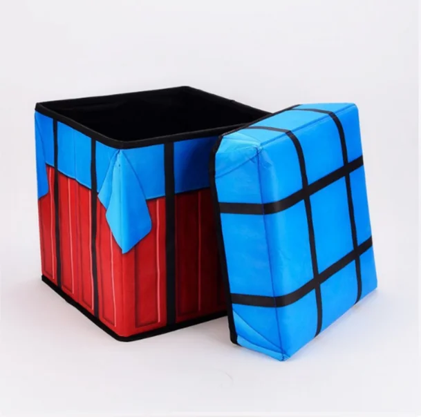 Creative Storage Box PUBG Game Playerunknowns Battlegrounds Air Drop Plush Gift Household Organizer Cloth Toy Storage Bins box