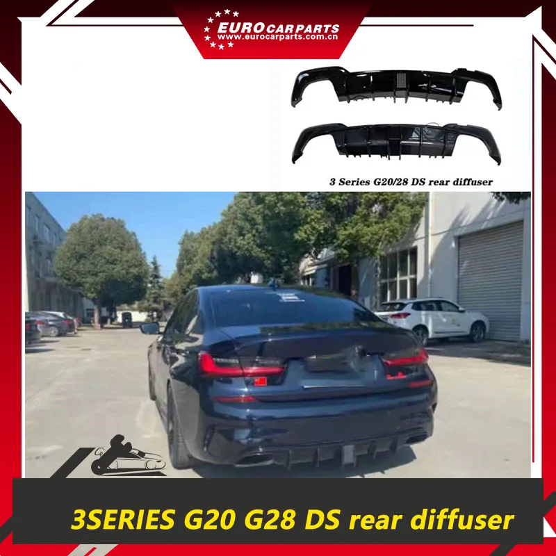 

New 3 Series G20 G28 DS Style Rear Diffuser fit for G20 G28 330i 325i Plastic Material Tail Bumper Lip Auto Body Kit