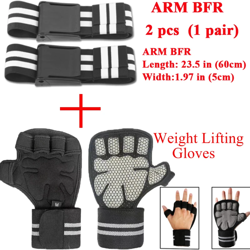 Bandas de oclusión BFR para entrenamiento, equipo de gimnasio para Fitness, culturismo, levantamiento de pesas, brazo, pierna, crecimiento muscular,